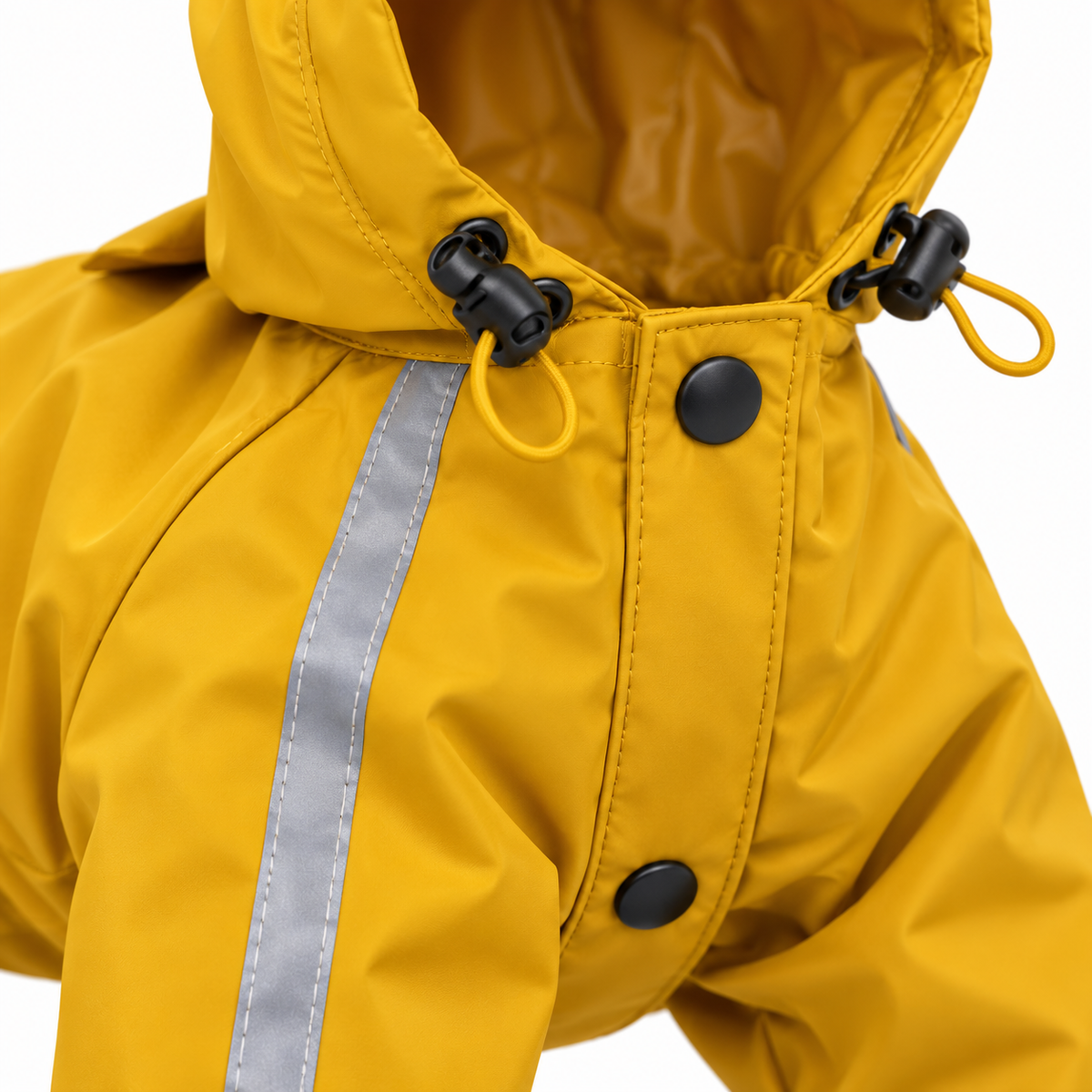 4-Leg Dog Raincoat with Hood